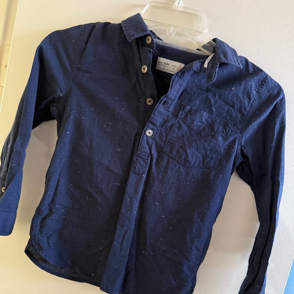 Zara Henley Polo Size 7